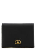 Valentino Garavani Women Black Leather Vlogo Wallet