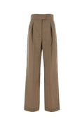 Valentino Garavani Women Cappuccino British Mohair Pant
