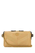 Valentino Garavani Women Beige Nappa Leather Panthea Crossbody Bag