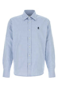 Prada Men Light Blue Oxford Shirt