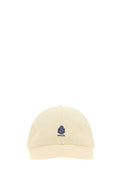 Prada Men Cream Cotton Baseball Cap