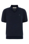 Miu Miu Women Embroidered Cotton Polo Shirt