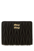 Miu Miu Women Black Leather Wallet
