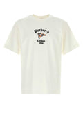 Burberry Men White Cotton T-Shirt
