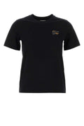 Burberry Women Black Cotton T-Shirt