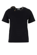 Burberry Women Black Cotton T-Shirt