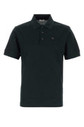 Burberry Men Black Piquet Polo Shirt