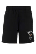 Burberry Men Black Cotton Bermuda Shorts