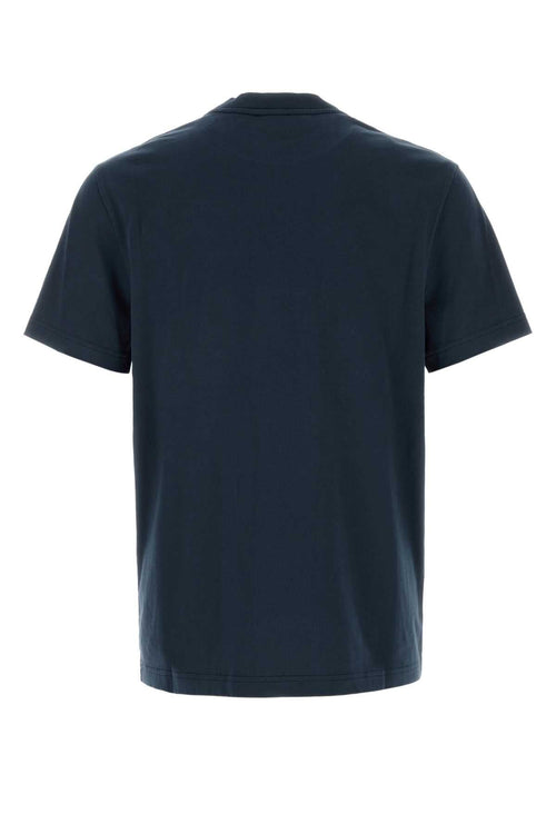 A.P.C. Men Navy Blue Cotton T-Shirt