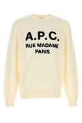 A.P.C. Men Cream Wool Maurice Sweater