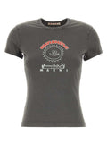 Marni Women Dark Grey Cotton T-Shirt