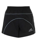 Balenciaga Women Black Polyester Shorts
