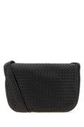 Bottega Veneta Men Dark Brown Leather Crossbody Bag