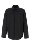 Gucci Men Black Gg Faille Shirt