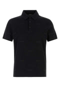 Gucci Men Embroidered Wool Blend Polo Shirt