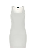 Gucci Women White Gg Jacquard Mini Dress