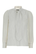Gucci Women Embroidered Silk Shirt