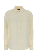 Gucci Women White Crepe Shirt