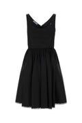 Prada Women Black Re-Nylon Mini Dress