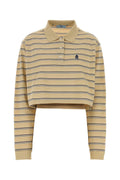 Prada Women Embroidered Piquet Polo Shirt