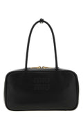 Miu Miu Women Black Leather Shoulder Bag