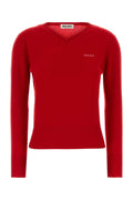 Miu Miu Women Red Cashmere Sweater