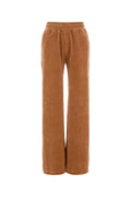 Chloe Women Peach Velvet Joggers