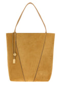 Chloe Women Mustard Suede Chloã¨ Spin Shopping Bag