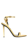 Tom Ford Women Gold Leather Sandals