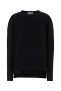 Jil Sander Women Black Cashmere Oversize Sweater