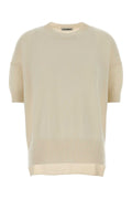 Jil Sander Women Ivory Cashmere Sweater