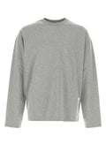 Jil Sander Men Grey Cotton T-Shirt