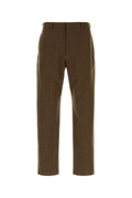 Jil Sander Men Brown Felt Pant