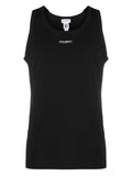 Dolce & Gabbana Men Stretch Cotton Tank Top With Logo Label