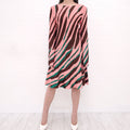 CHRISTIAN DIOR MULTI-COLOUR KNIT DRESS - SIZE 38