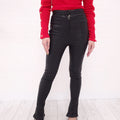 BALMAIN LEATHER PANTS - SIZE 34