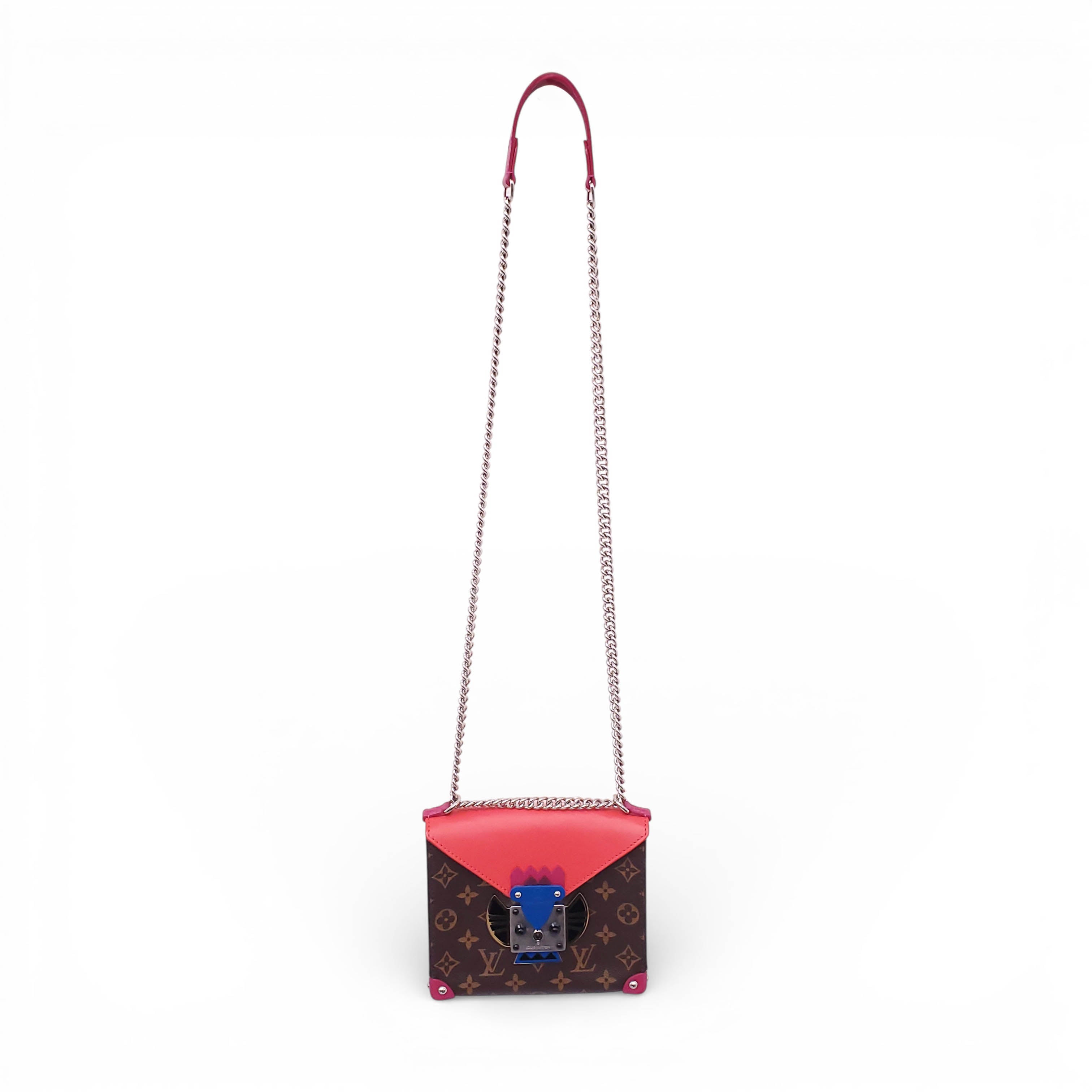 LOUIS VUITTON MONOGRAM TRIBAL MASK POUCHETTE PM BAG