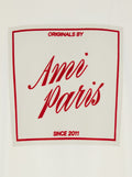Ami Paris Men White T-Shirt With Maxi Logo Print On The Front In Cotton For Men