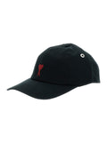 Ami Paris Men Baseball Cap With Adc Logo Embroidery On The Front In Black Cotton For Men