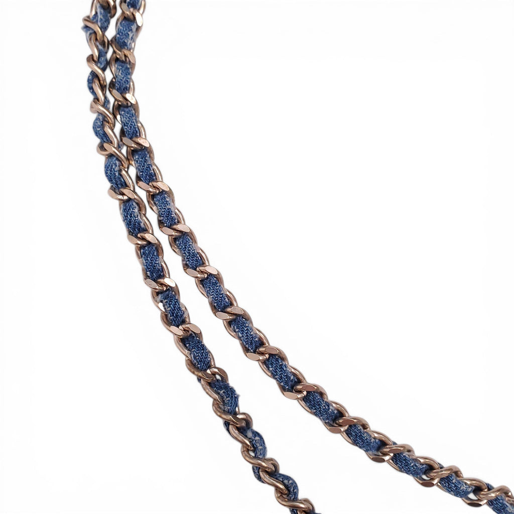 CHANEL DENIM CHAIN BELT