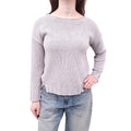 NILI LOTAN DOVE GREY KNIT SWEATER - SIZE S