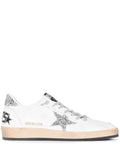 Golden Goose Women Sneakers 'Ball Star' With Star Glitter Detail In White Leather For Women