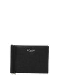Saint Laurent Men Wallet With Logo On The Front In Black Leather For Men