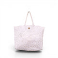 DOLCE & GABBANA LARGE BEATRICE CORDONETTO LACE TOTE BAG