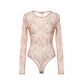 RÊVE RICHE NUDE LACE BODYSUIT - SIZE 34
