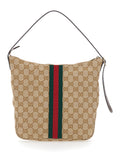 Gucci Men Lunetta Big Gucci Web Vintage Sand