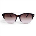 TOM FORD TORTOISE SHELL AND GOLD OMBRE LENS SUNGLASSES