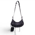 BALENCIAGA SMALL BLACK CAGOLE SHOULDER BAG