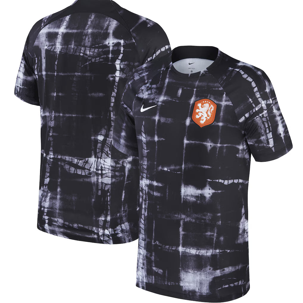 Netherlands National Team 2025/26 Pre-Match Top - Black