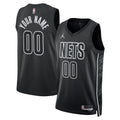 Brooklyn Nets 2025/26 Swingman Custom Jersey - Statement Edition - Black